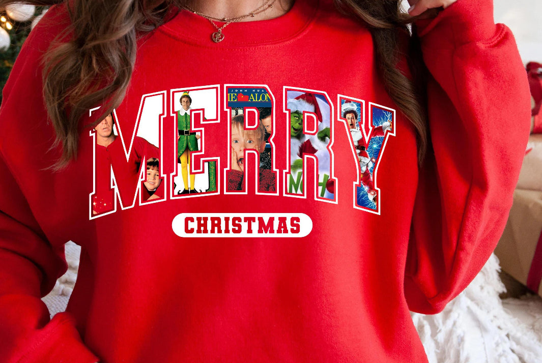 Merry Christmas (Movies) Sweatshirt