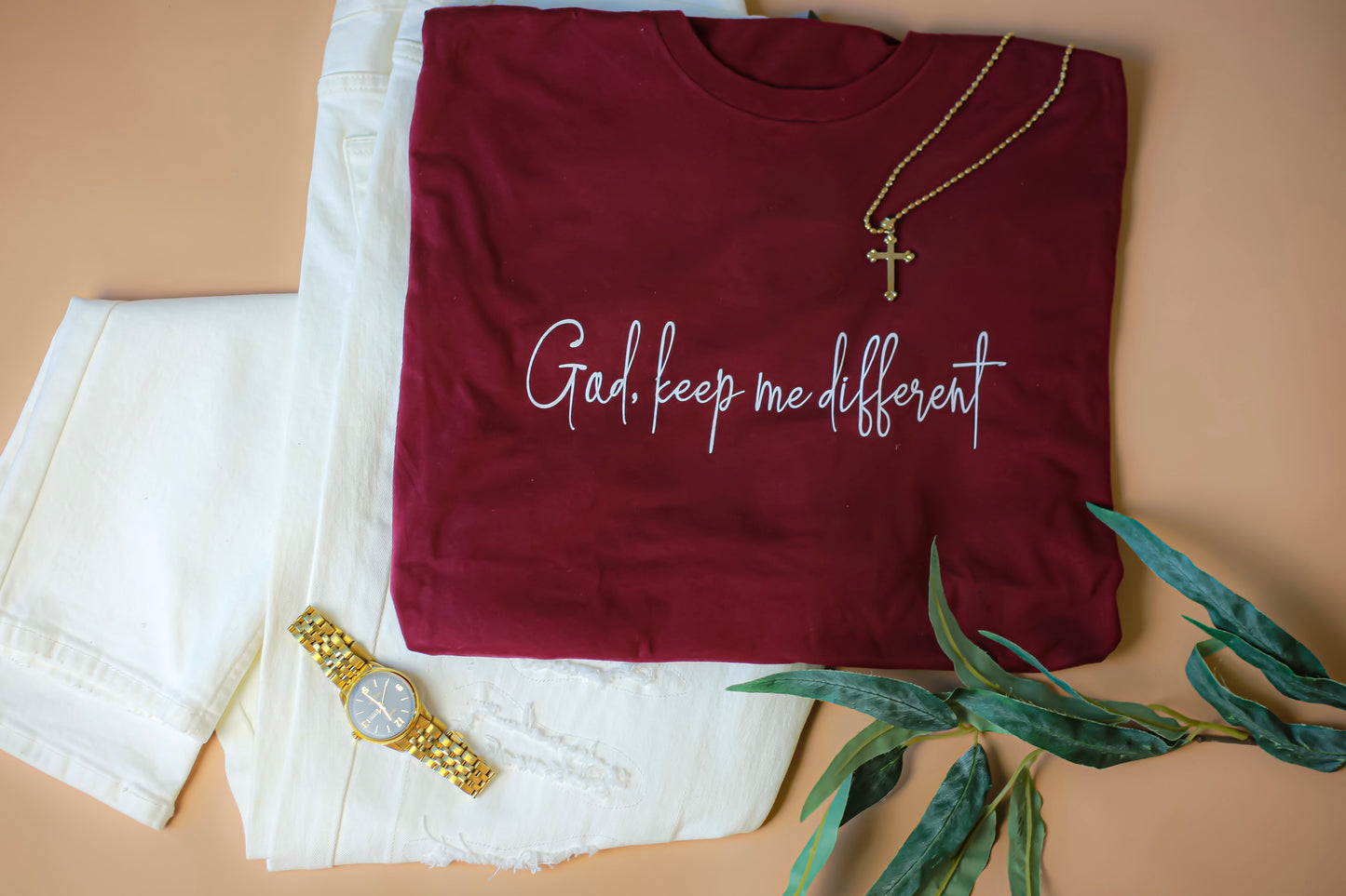 God Keep Me Different T-Shirt (Men's)