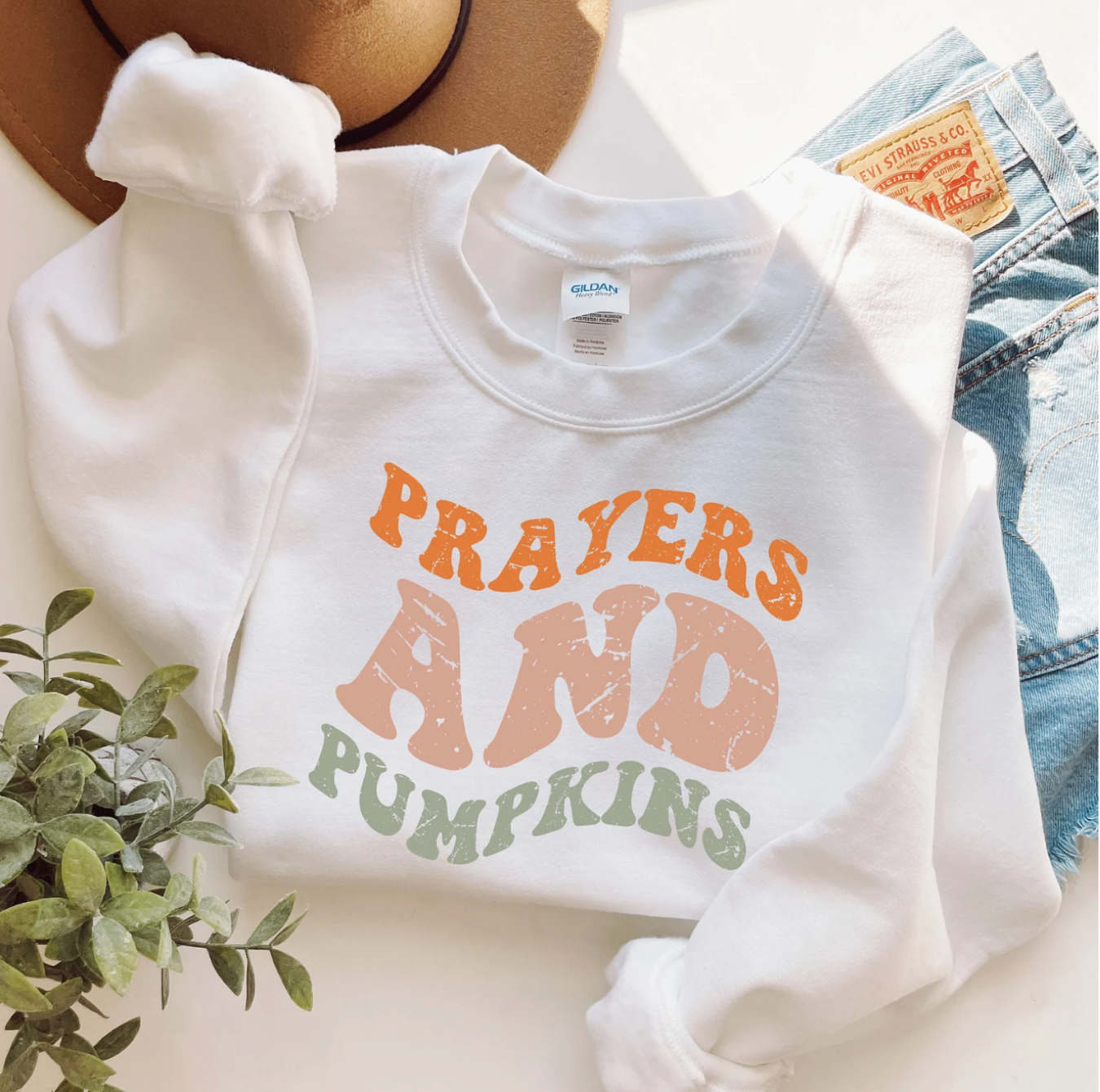 Prayers and Pumpkins Fall Sweater